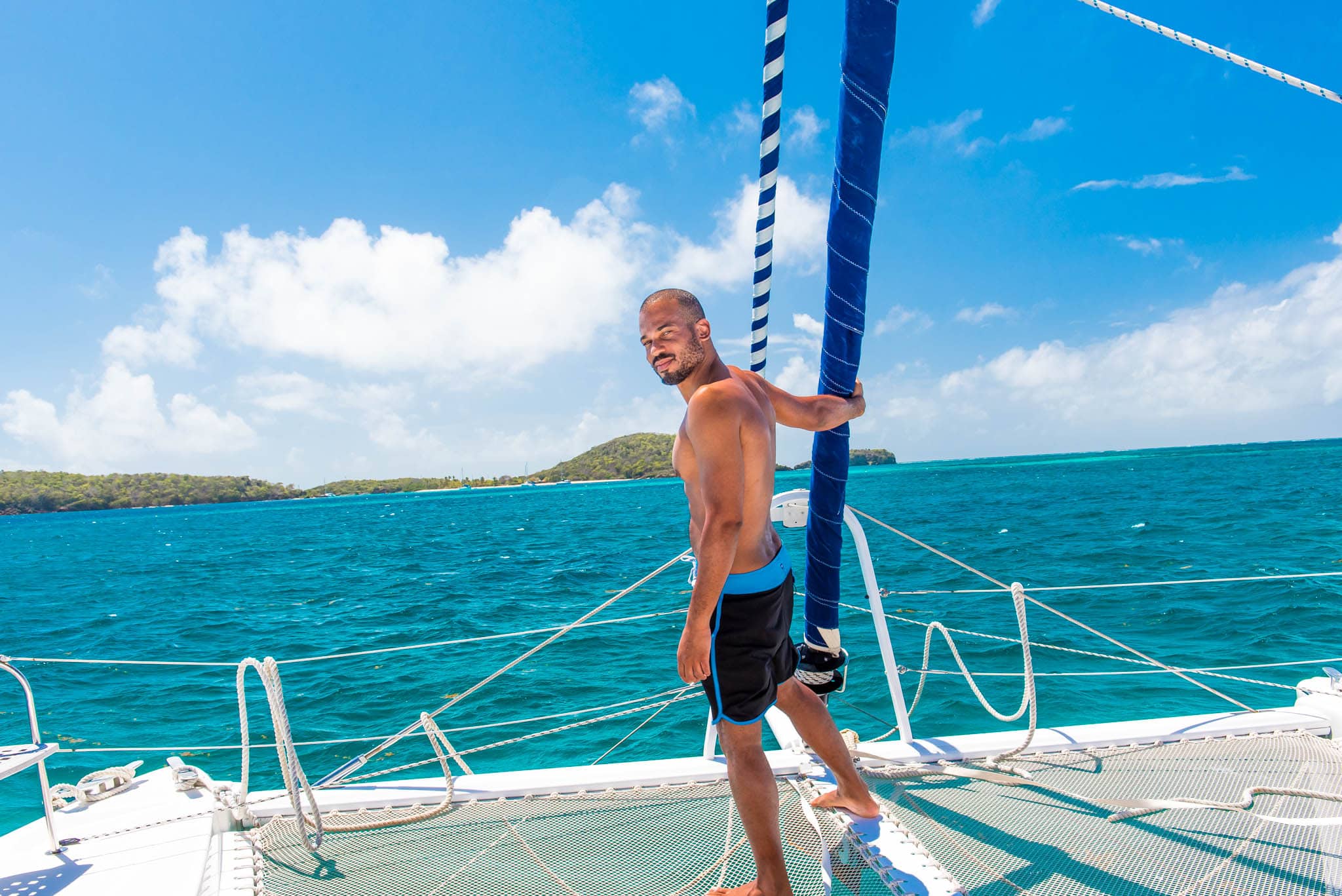 Approaching the Tobago Cays, St. Vincent and the Grenadines