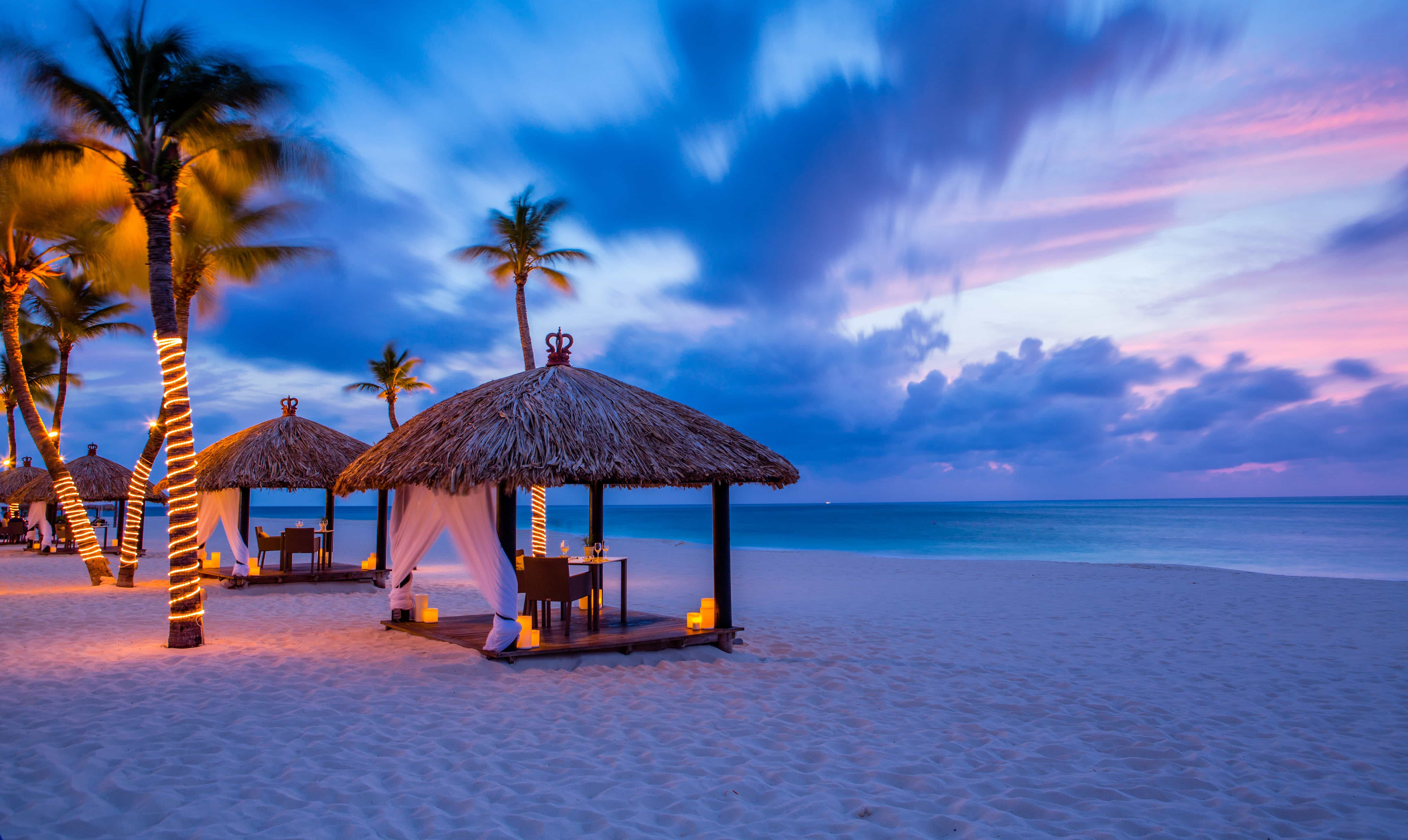 Sunset at Bucuti & Tara Beach Resort, Aruba