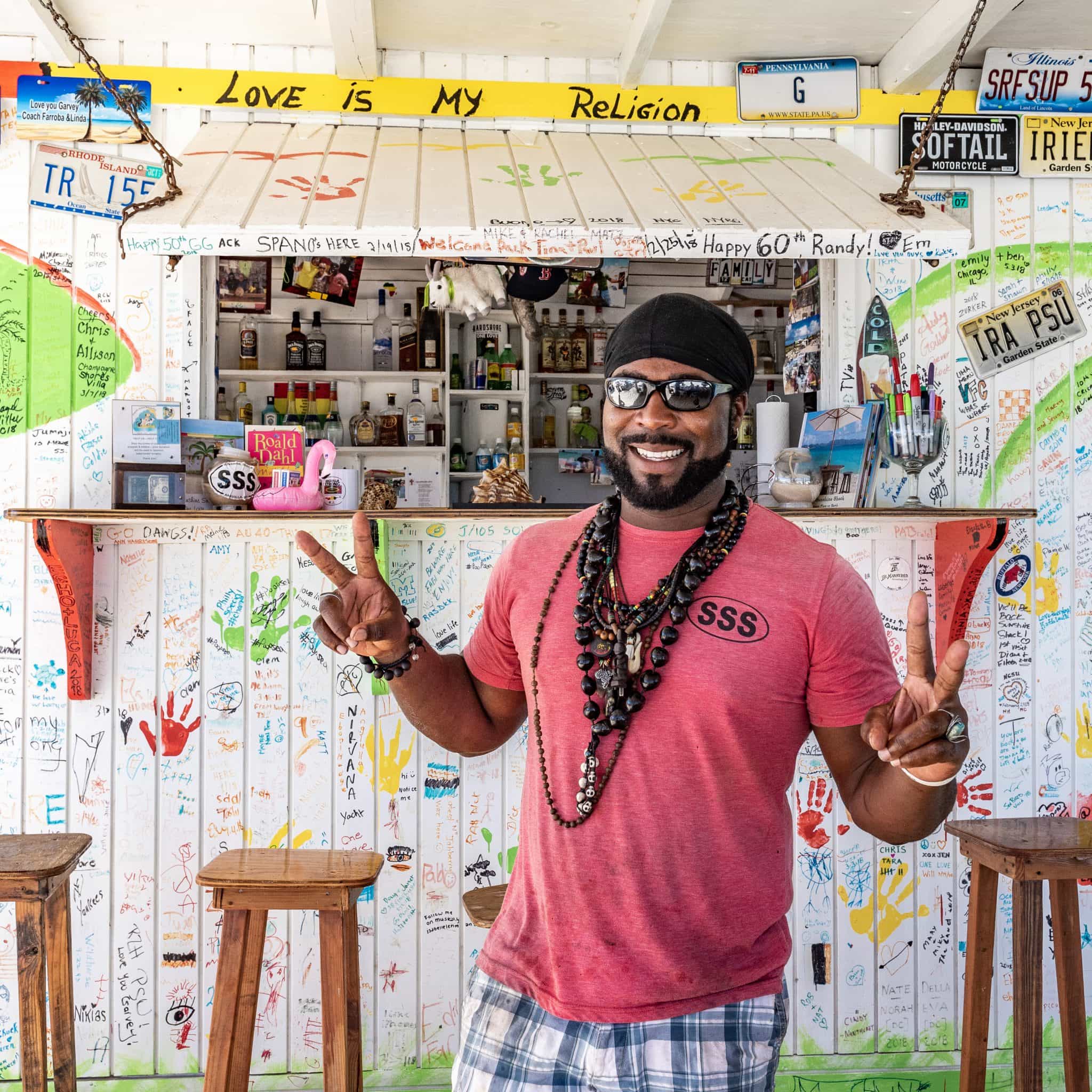 Garvey and his Sunshine Shack, Anguilla