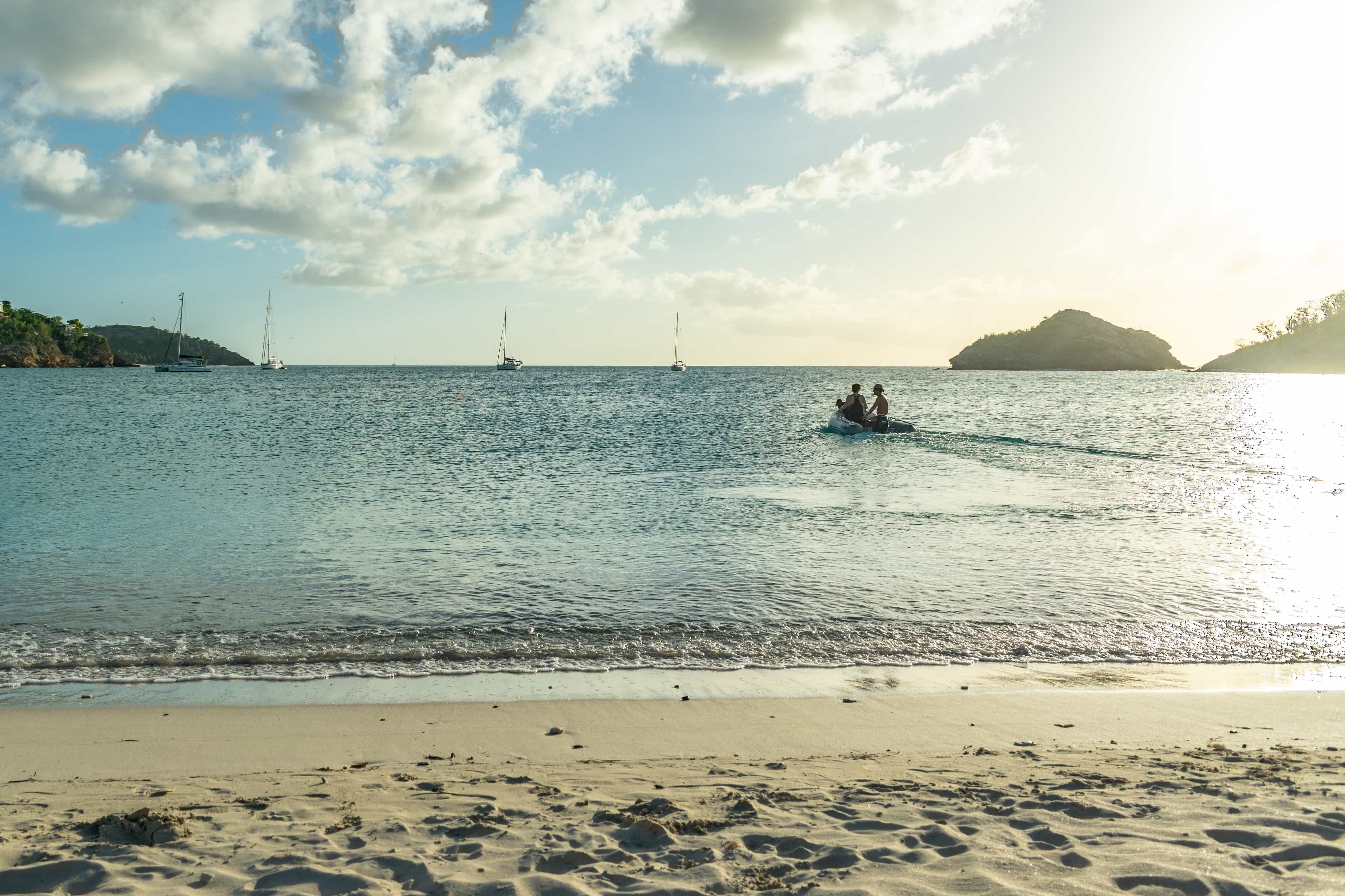 Retreating With The Sun From Deep Bay, Antigua | SBPR