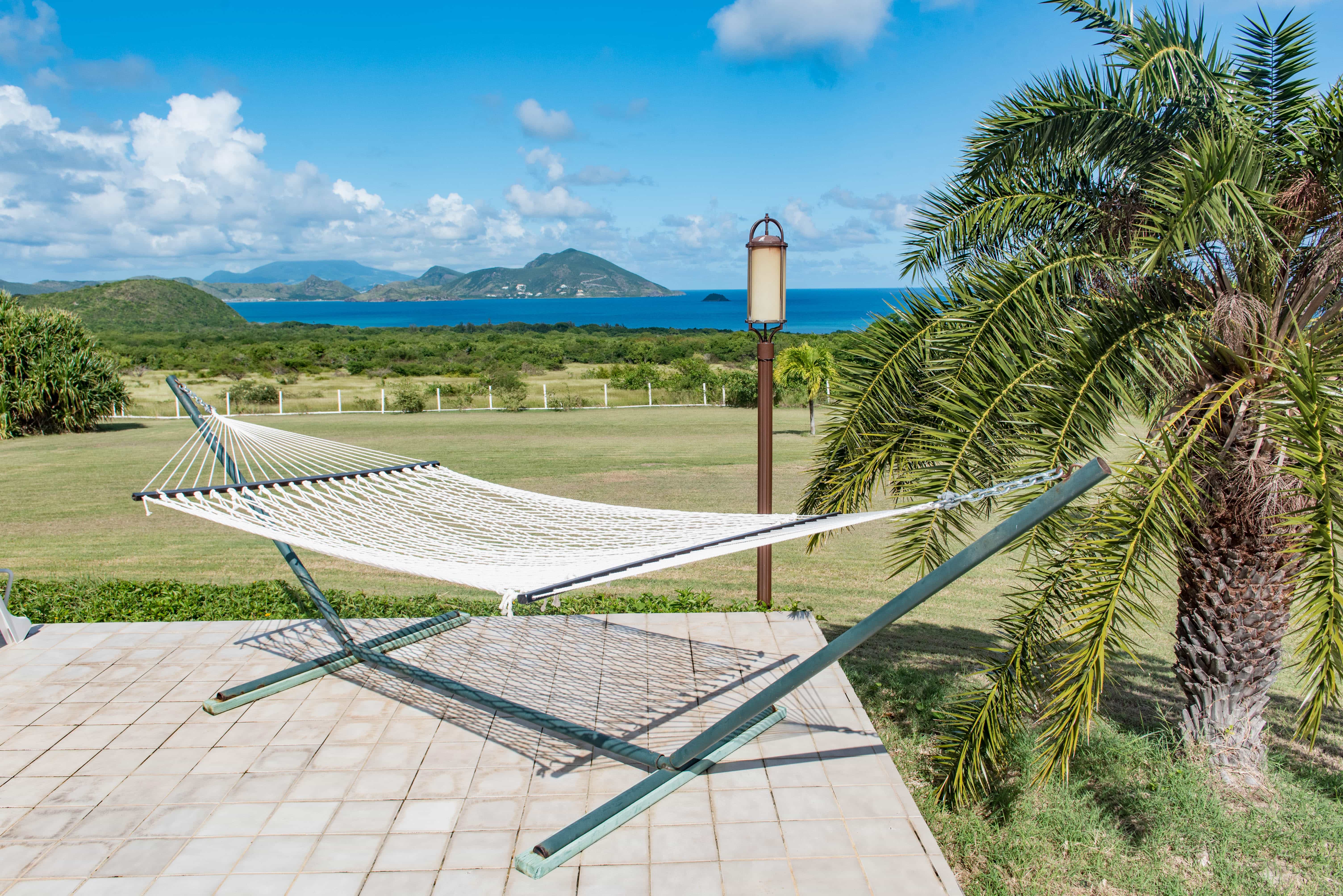 Go horizontal and bask in the glow of the Nevis Sun.