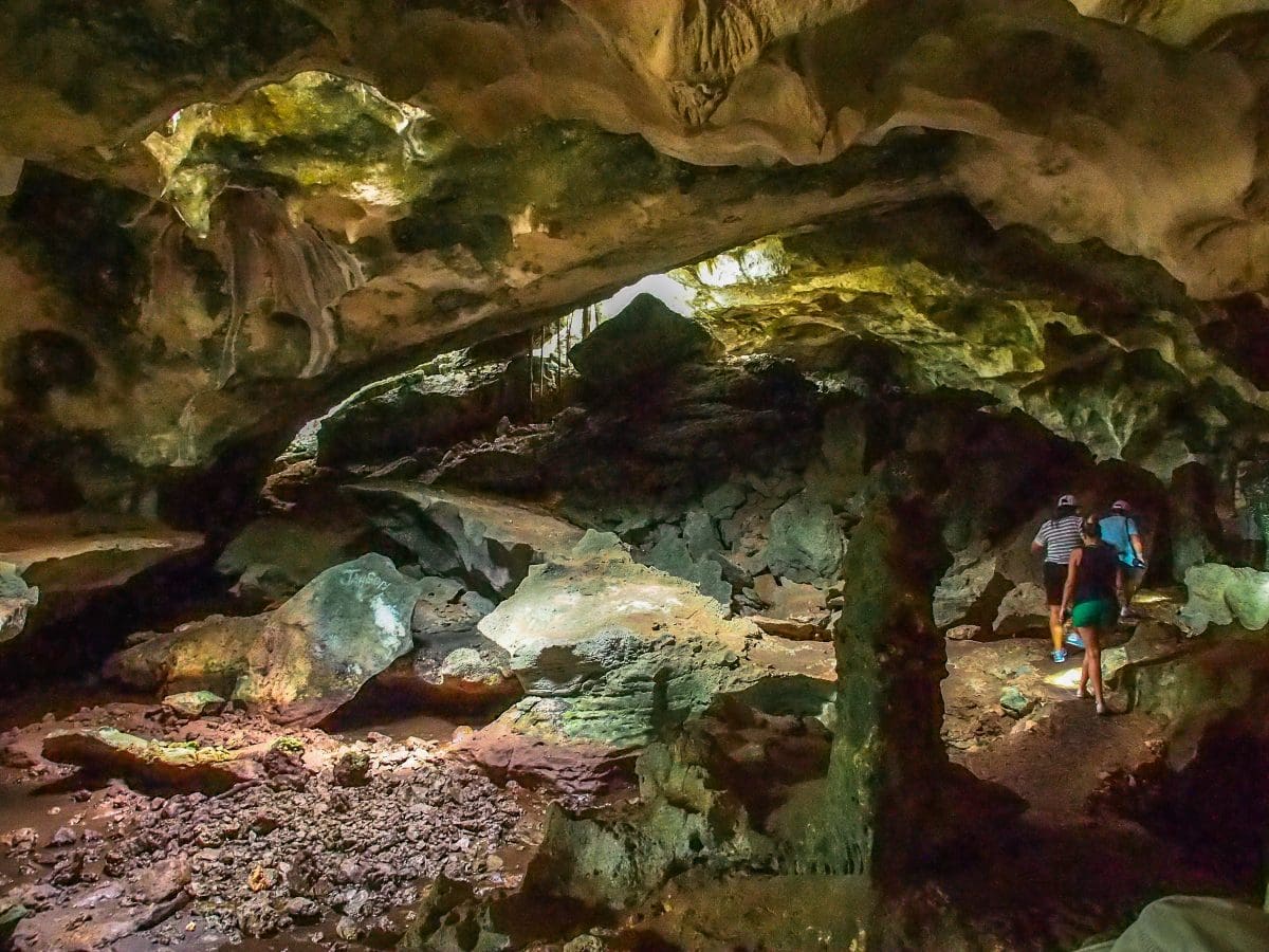 Spelunking around Conch Bar Caves in Middle Caicos, TCI | SBPR