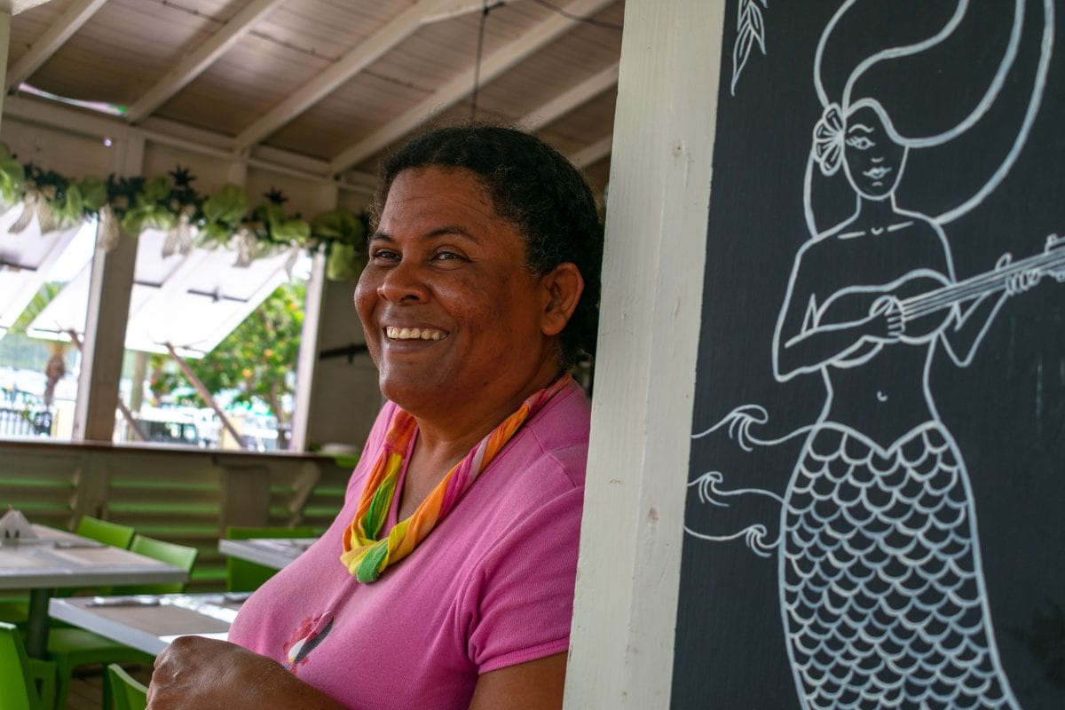 Roti Sue serves healthy roti packed with organic veggies in Falmouth Harbour, Antigua | SBPR