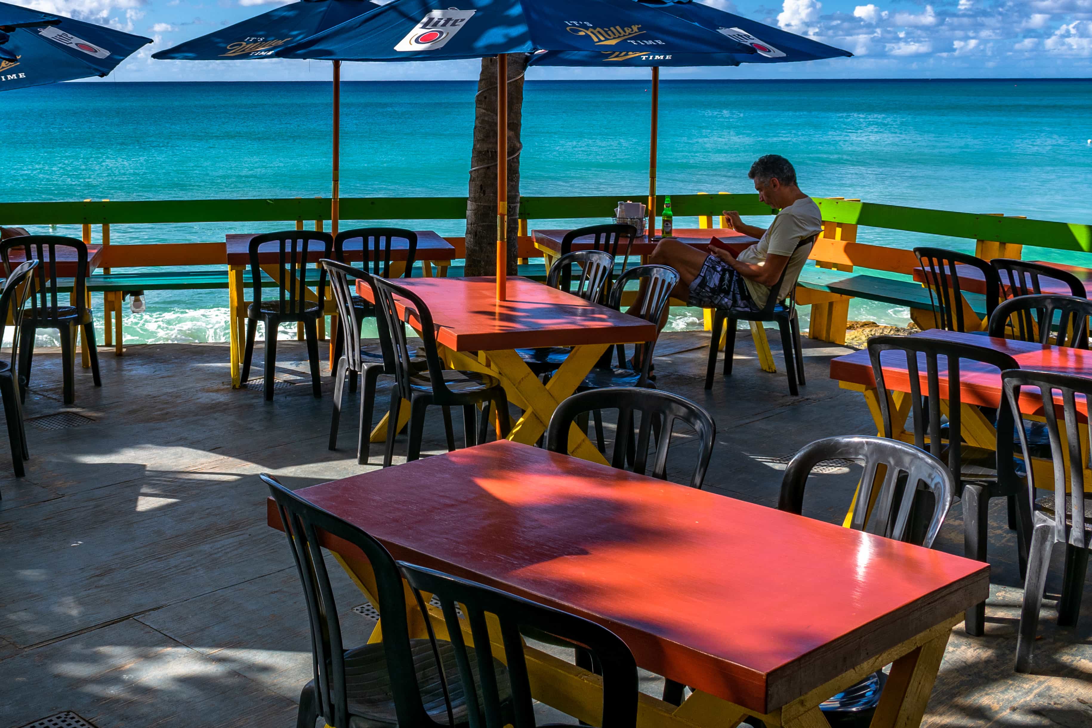 Reading at Rainbow Beach, St. Croix | SBPR