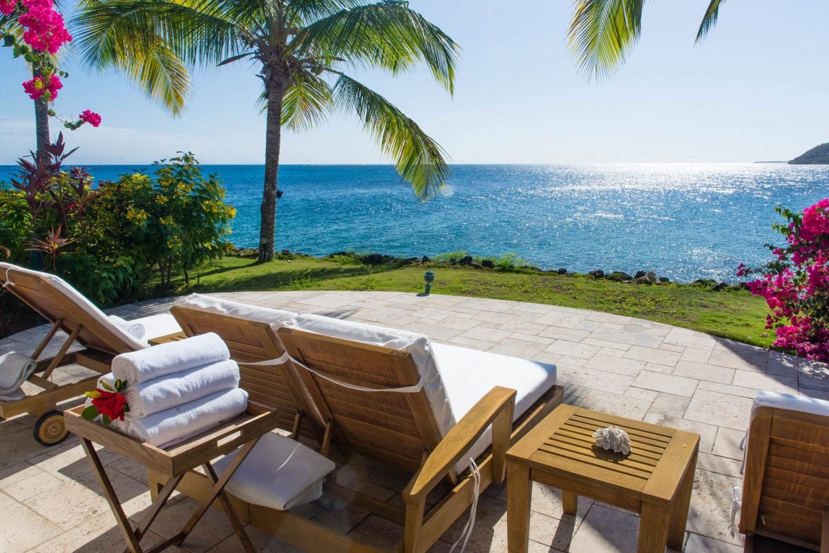 Good seats available at Curtain Bluff, Antigua | Credit: Patrick Bennett