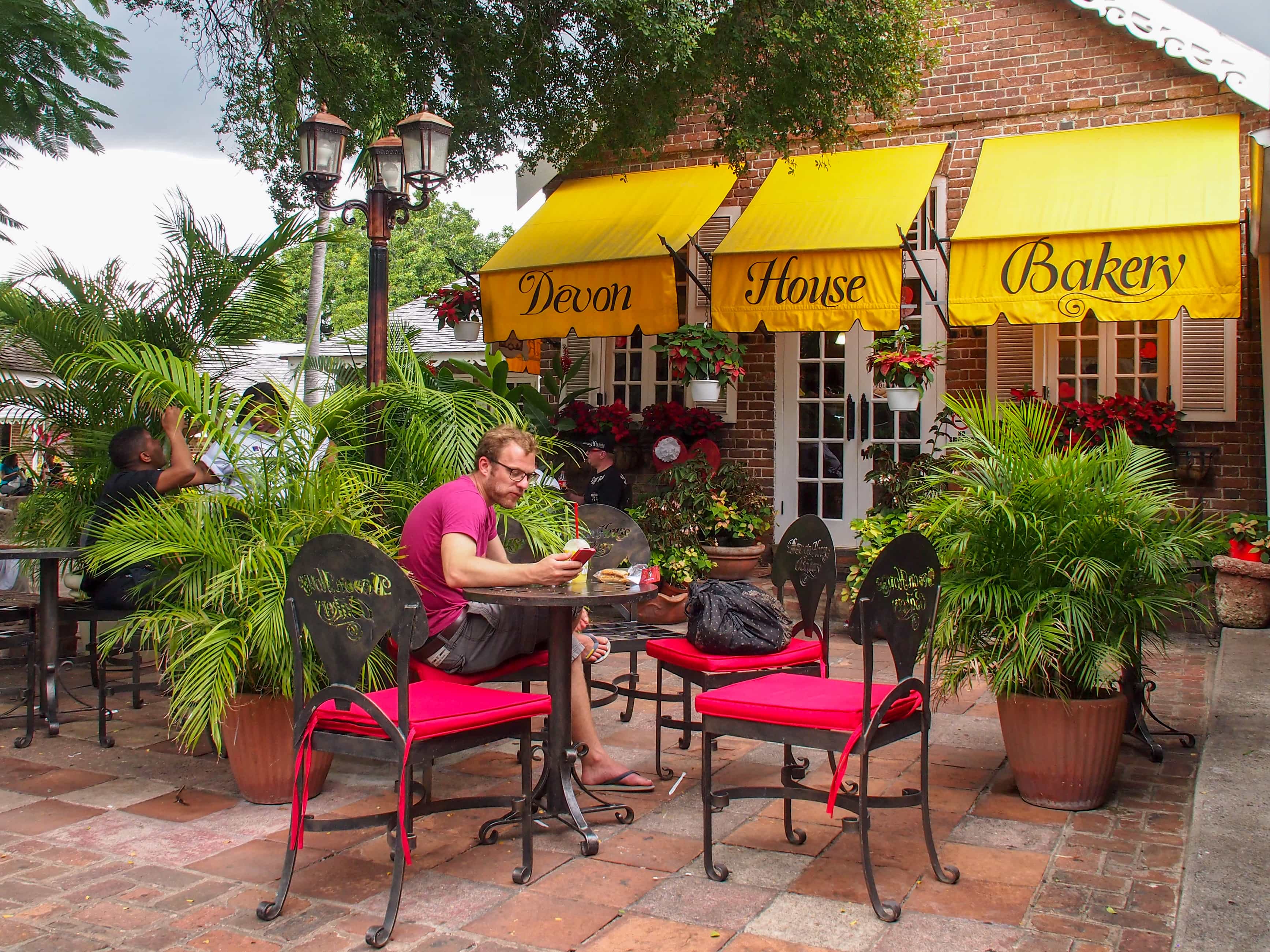 Snack time at Devon House Bakery, Jamaica | SBPR