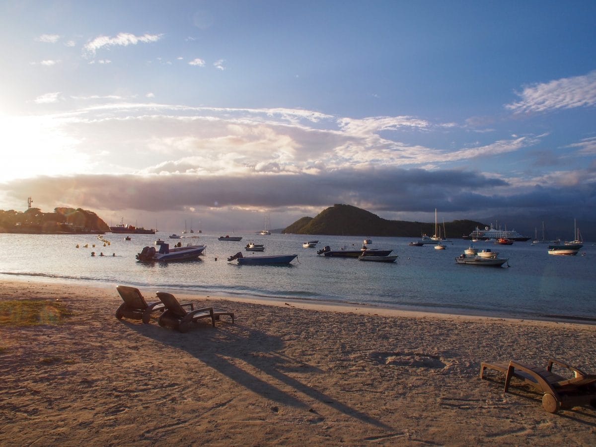 Sunset at Hotel LoBleu in Terre-de-Haut, Guadeloupe | SBPR