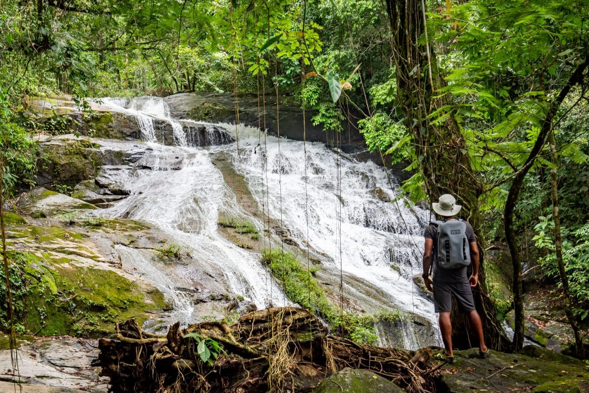 The Yeti Panga Backpack vs the waterfall The Yeti Panga Backpack vs the waterfall
