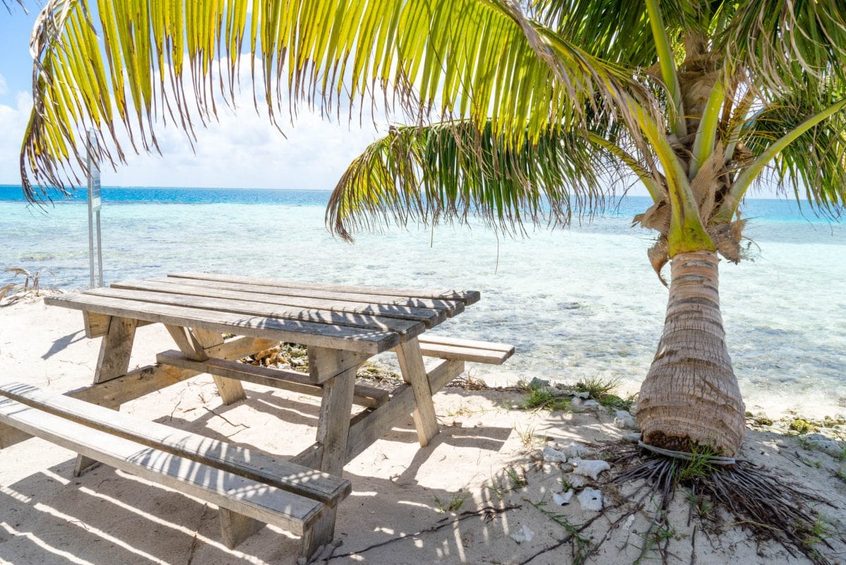 The Perfect Lunch Spot — Silk Cayes Beach, Belize