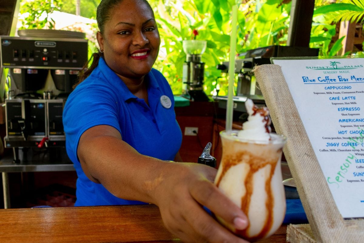 Shannon serving up sweet treats at Sunset At The Palms in Negril, Jamaica | SBPR