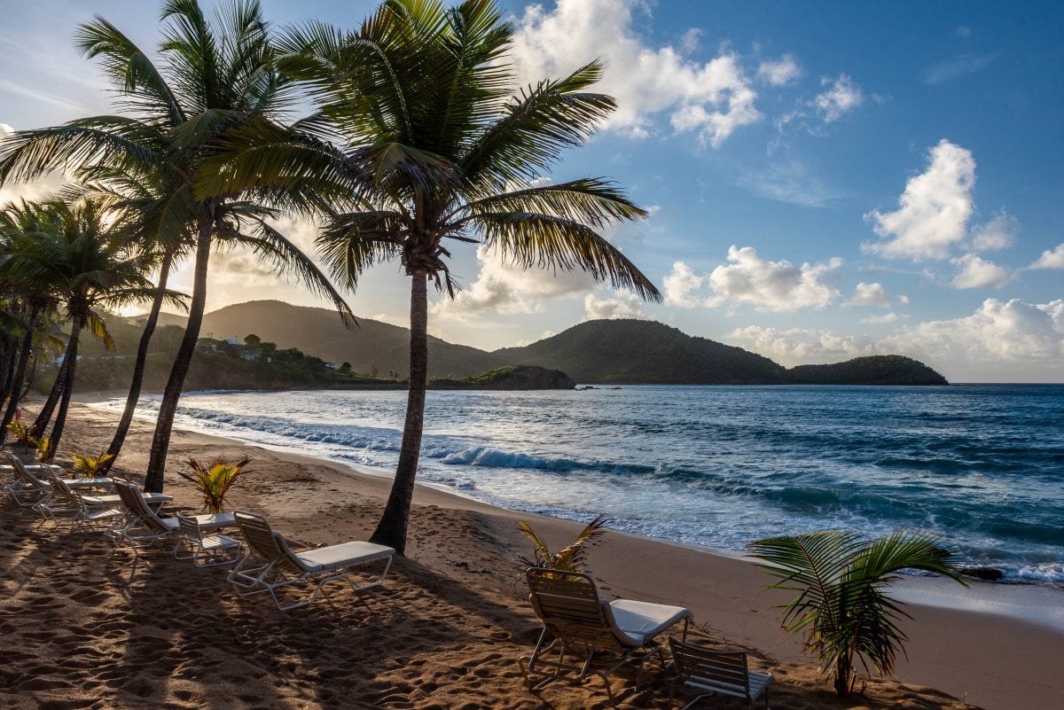 My suite view at Curtain Bluff, Antigua