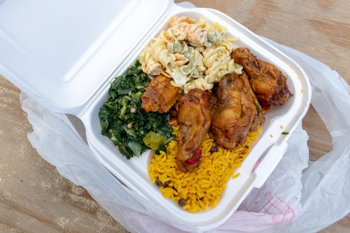 My lunch by Miss Jackie's Food Truck, St. Thomas | SBPR