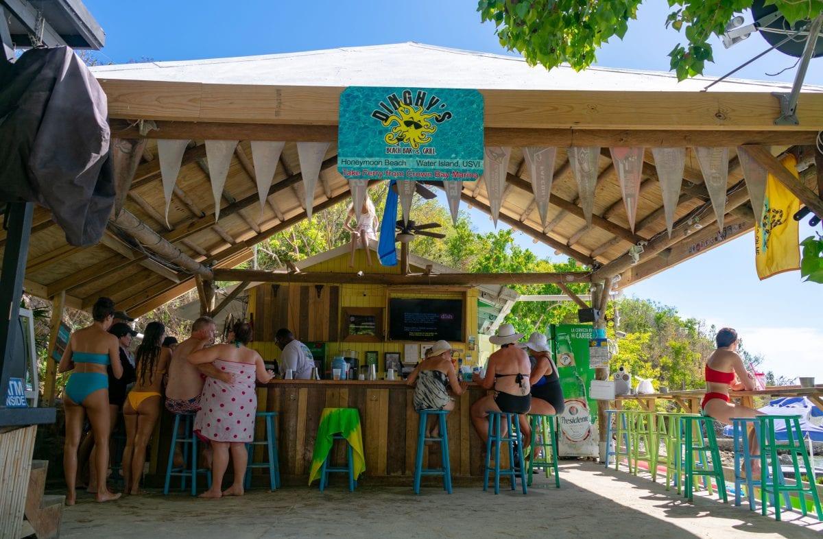 Dinghy's Beach Bar, Water Island, St. Thomas | SBPR