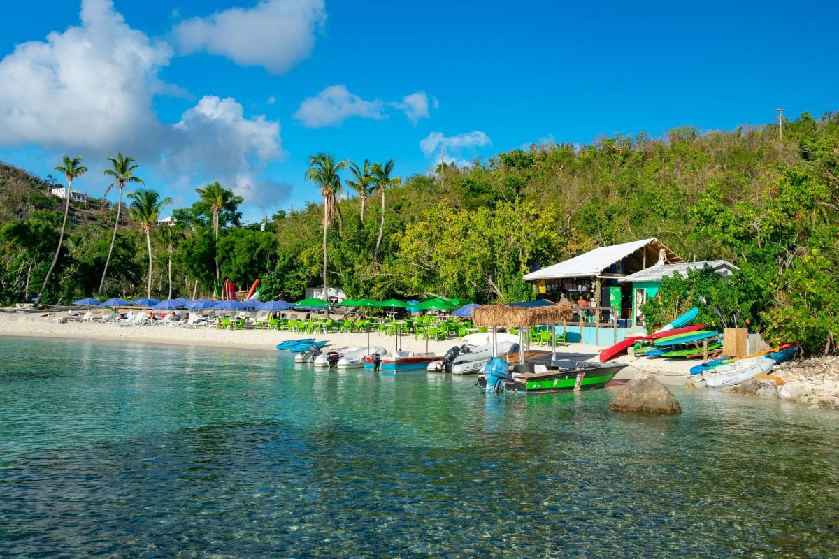 Thursday delight at Dinghy's Beach Bar, Water Island, St. Thomas | SBPR