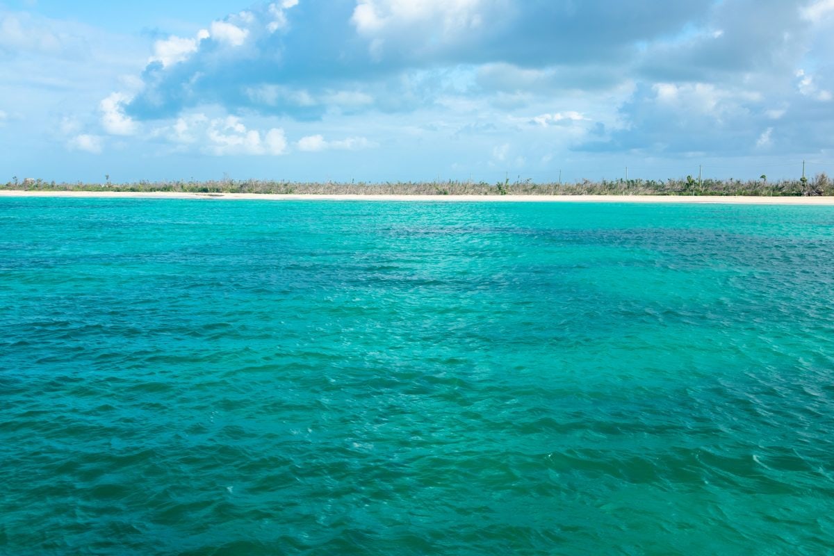 Barbuda Pink Sand Beach from the sea – May 2, 2018 | SBPR