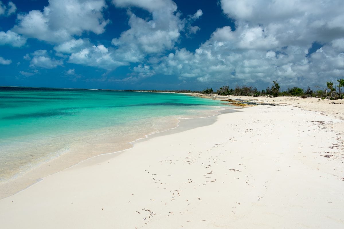Beach mere steps from Barbuda Cottages, reopening December 1, 2018 | SBPR