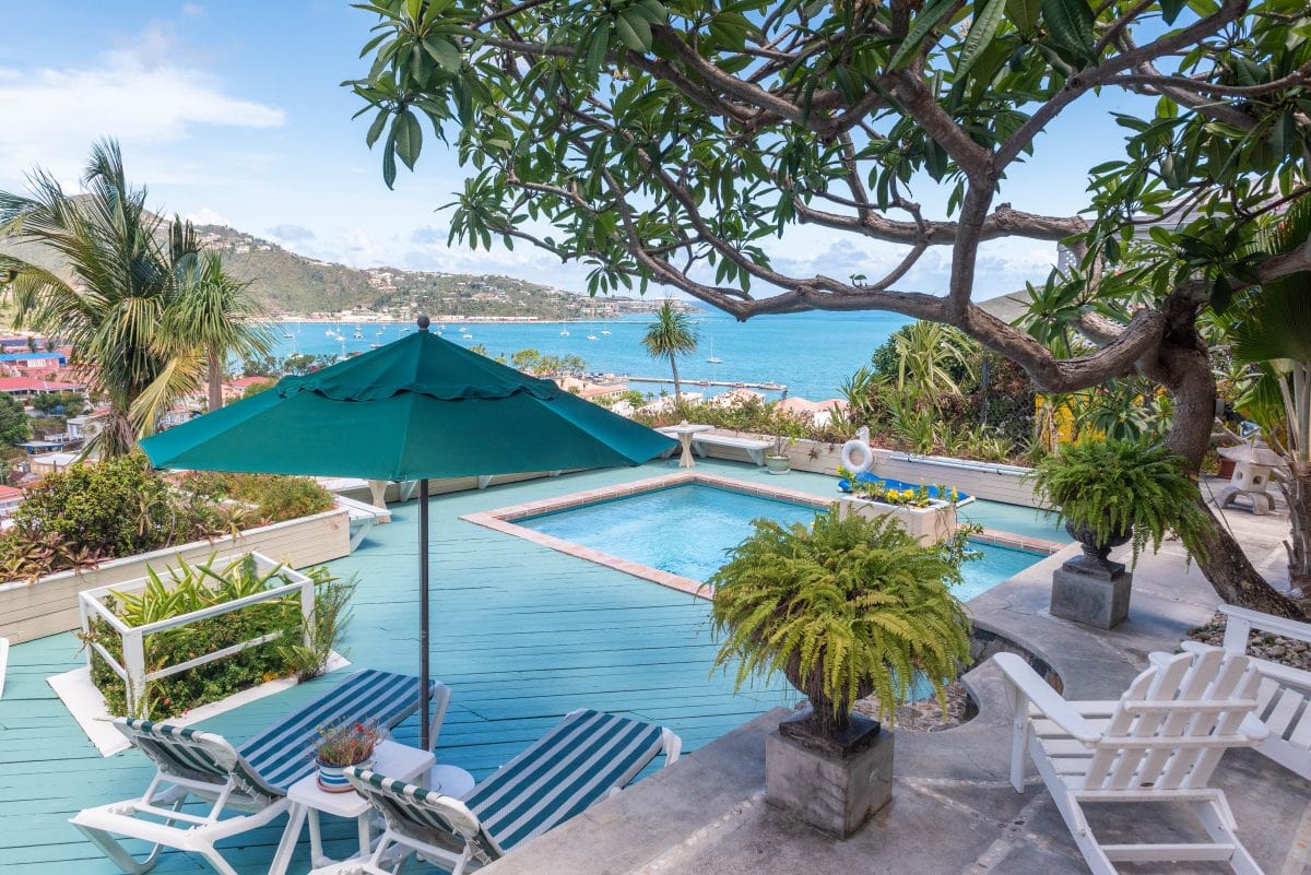 Pool at Bellavista Bed & Breakfast, St. Thomas | Credit: Patrick Bennett