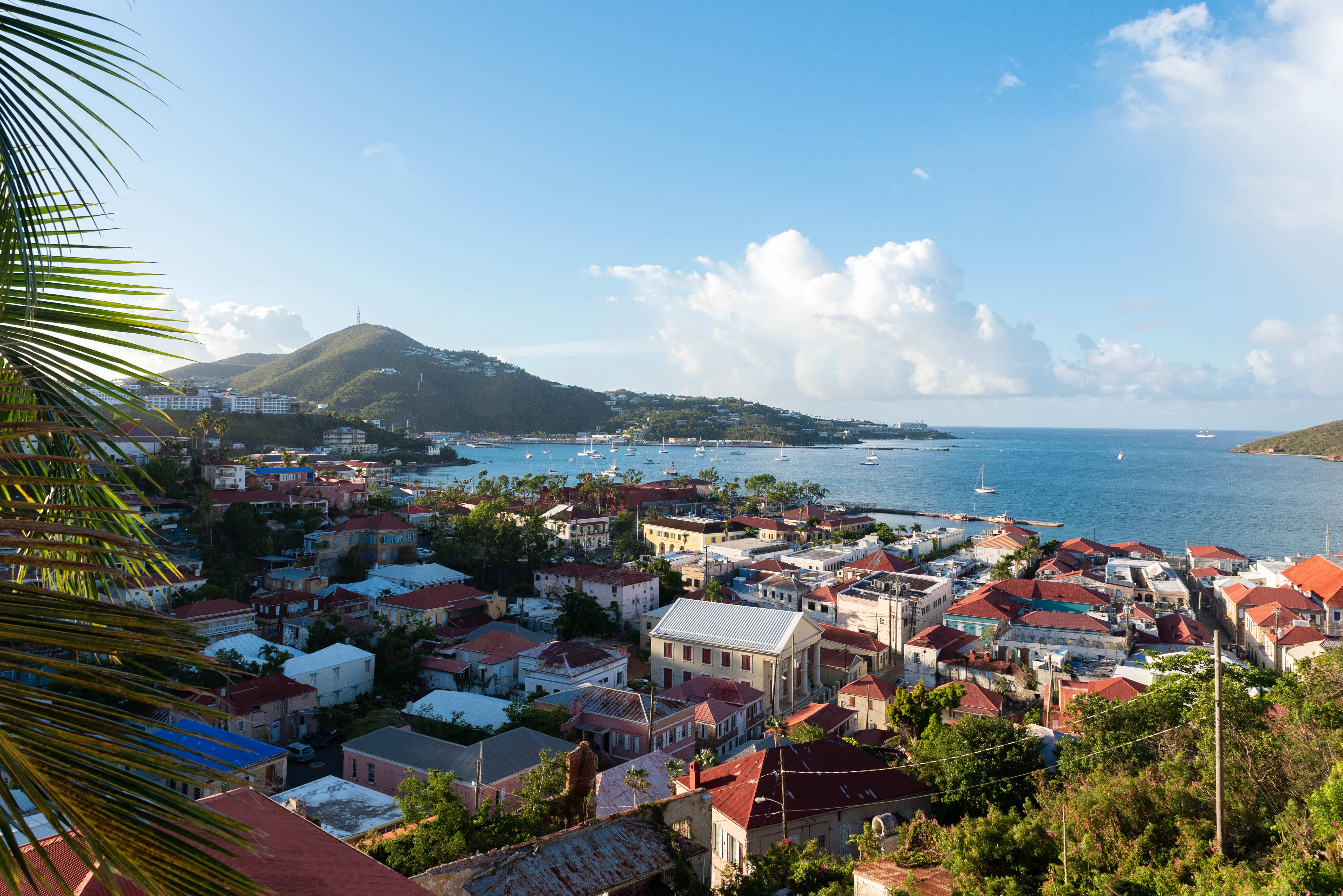 View of Charlotte Amalie from Bellavista Bed & Breakfast, St. Thomas | Credit: Patrick Bennett