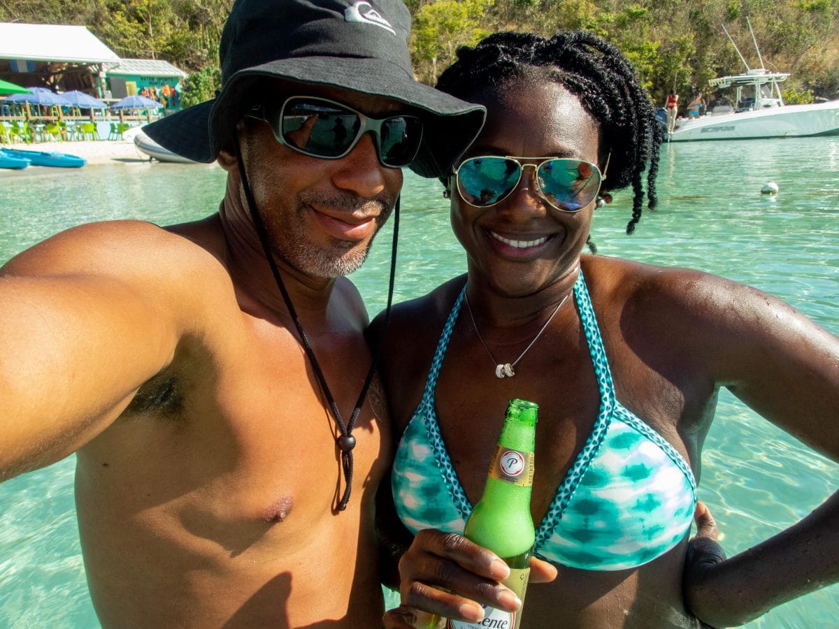 Meeting the people at Dinghy's, Water Island, St. Thomas | SBPR