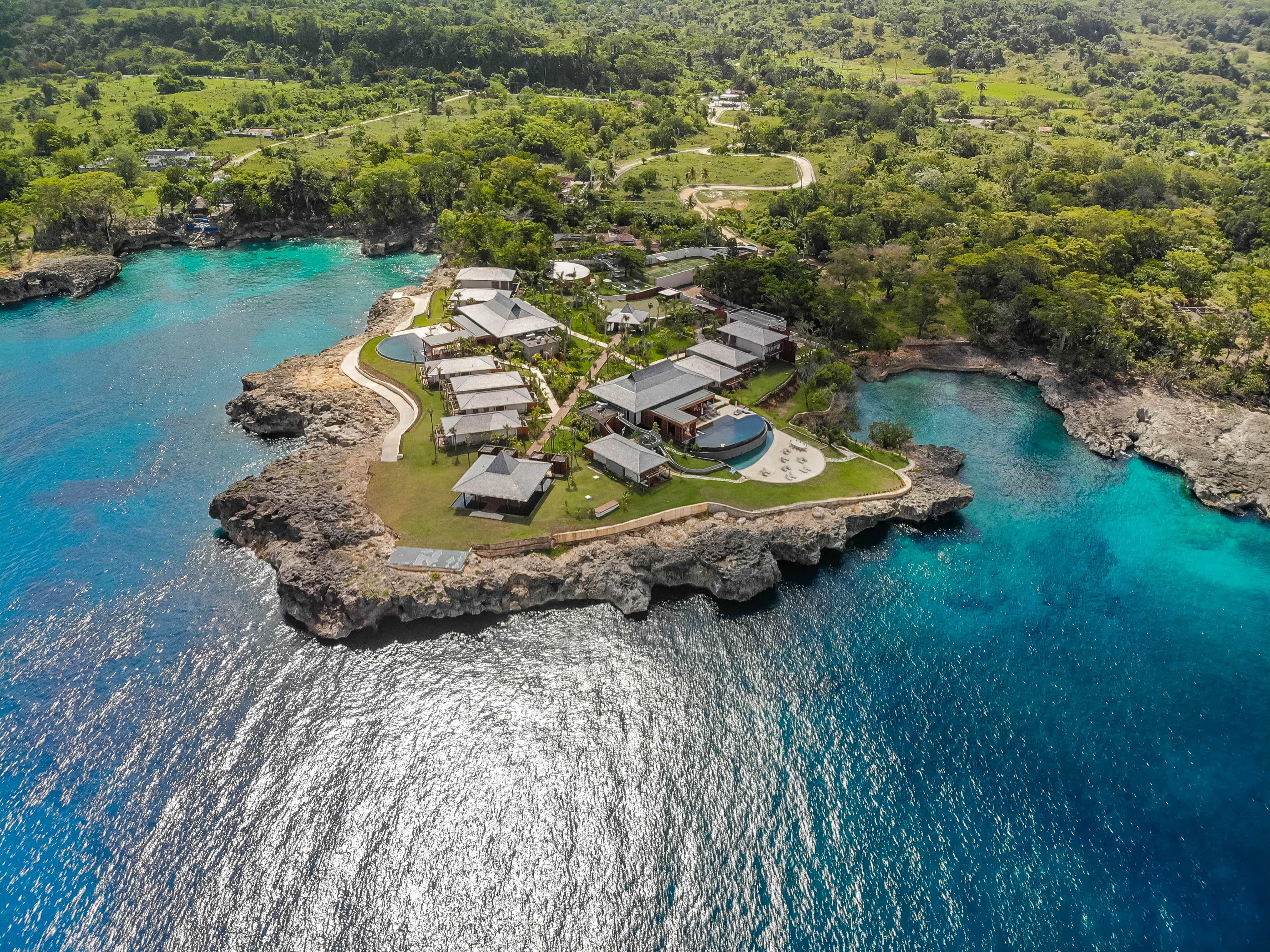 Location is everything and Ani Villas has a location better than most on its own secluded peninsula jutting into Dominican blue.
