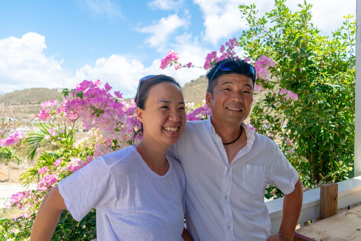 Helen and June, your hosts at Two Sandals, St. Thomas | SBPR