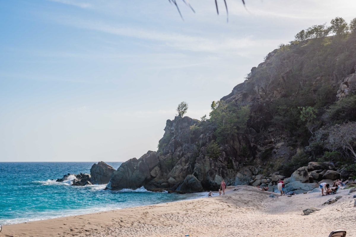 Shell Beach, St. Barts by Patrick Bennett