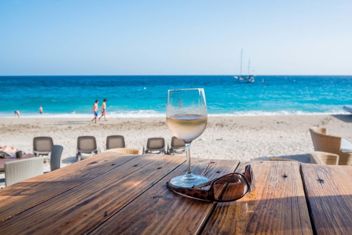 Sweet View at Shell Beach, St. Barts by Patrick Bennett