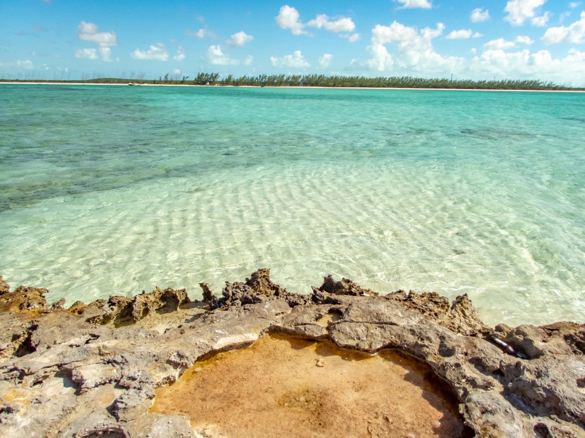 Looking back at Bambarra Beach from Pelican Cay, Middle Caicos | SBPR