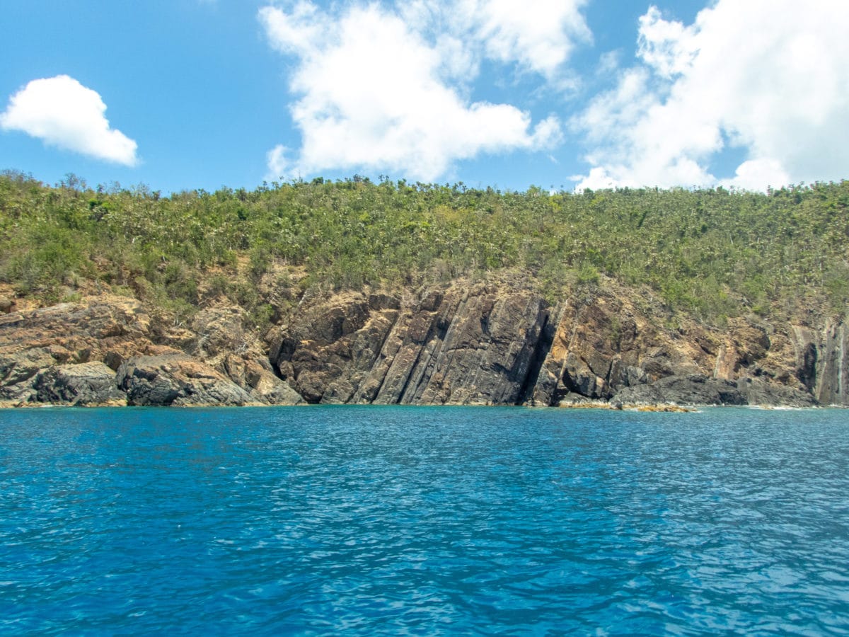 Exploring Cave Cove At Outer Brass Island, St. Thomas