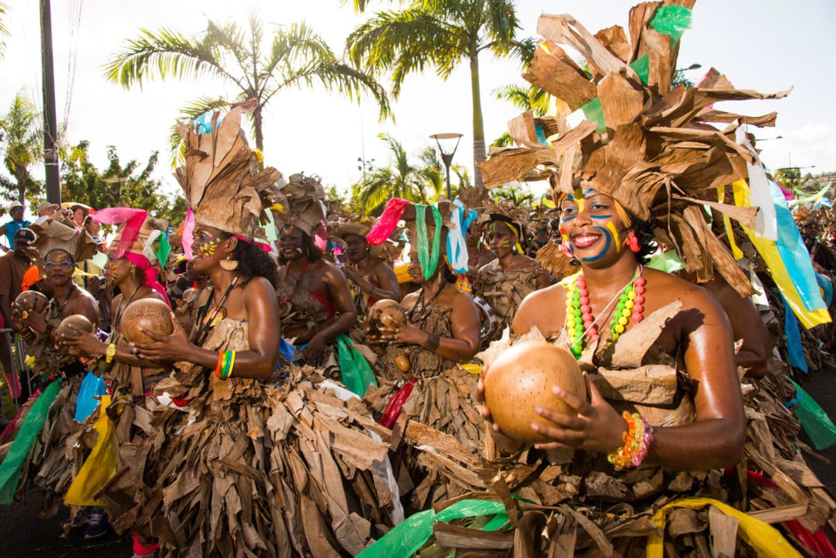 Mas in the streets at Martinique Carnival | Credit: Henri Salomon