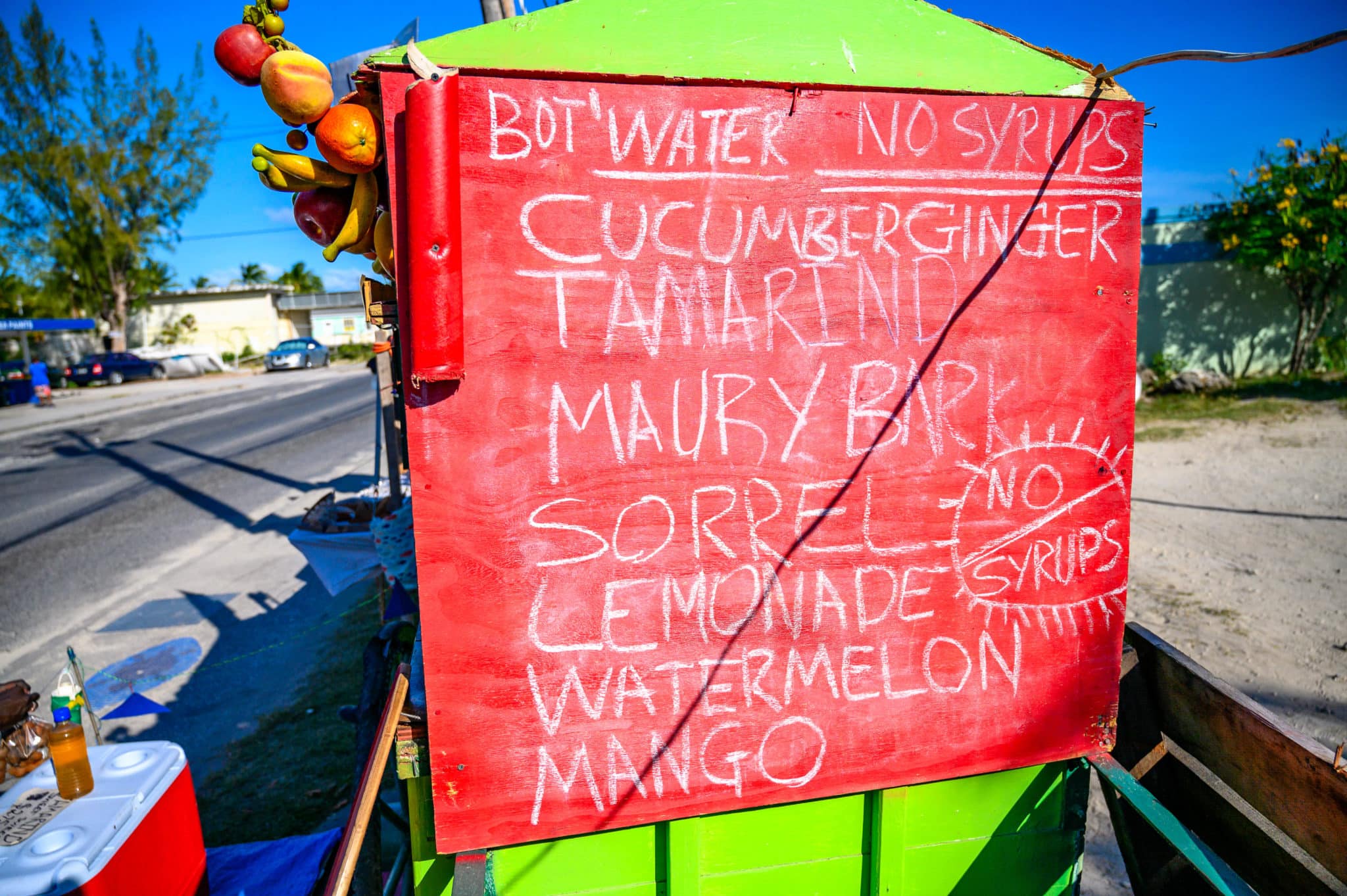 Local Fruit Juices in Oistins Barbados Photo of the Day