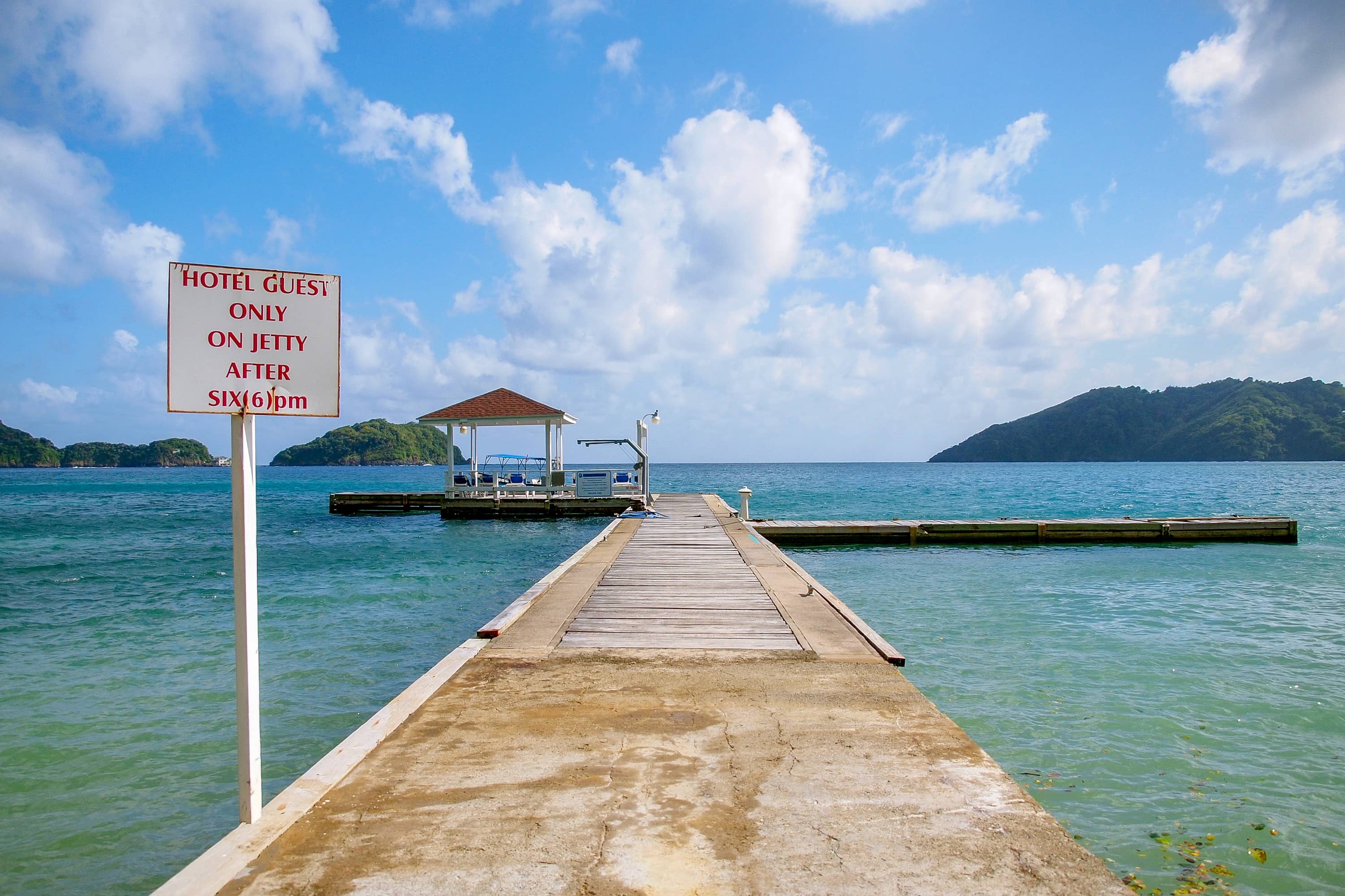Blue Waters Inn Jetty to Adventure in Tobago