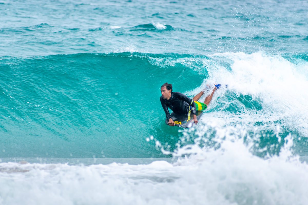 Summer fun along Grande Anse du Diamant