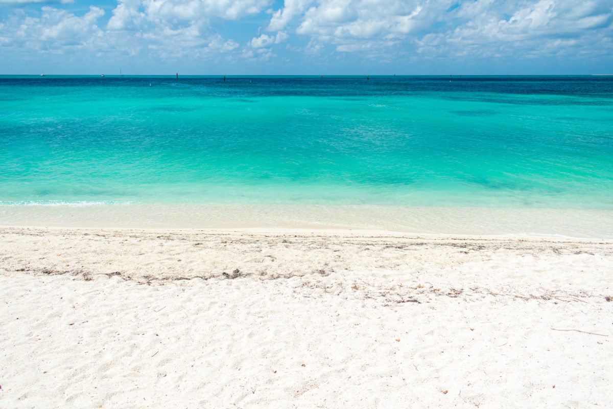 Beach within the Dry Tortugas National Park, Florida Keys