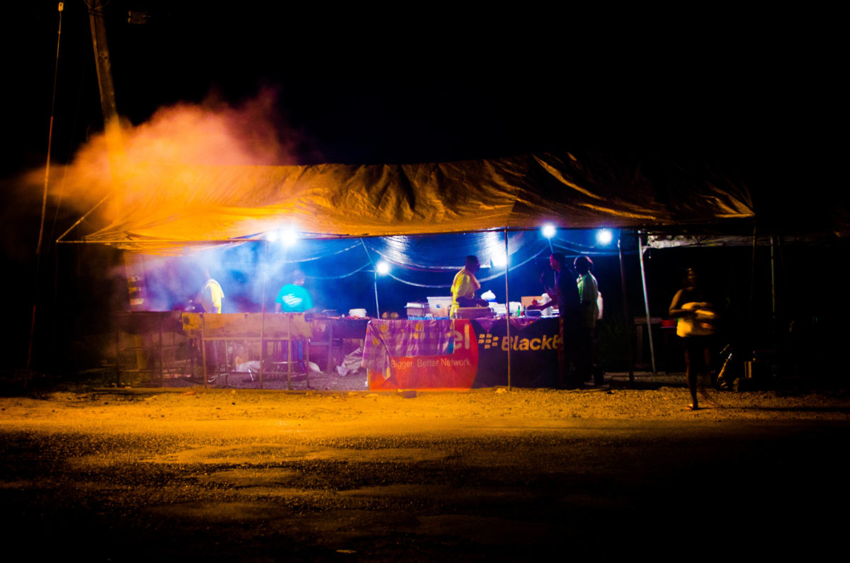 Anguilla roadside BBQ