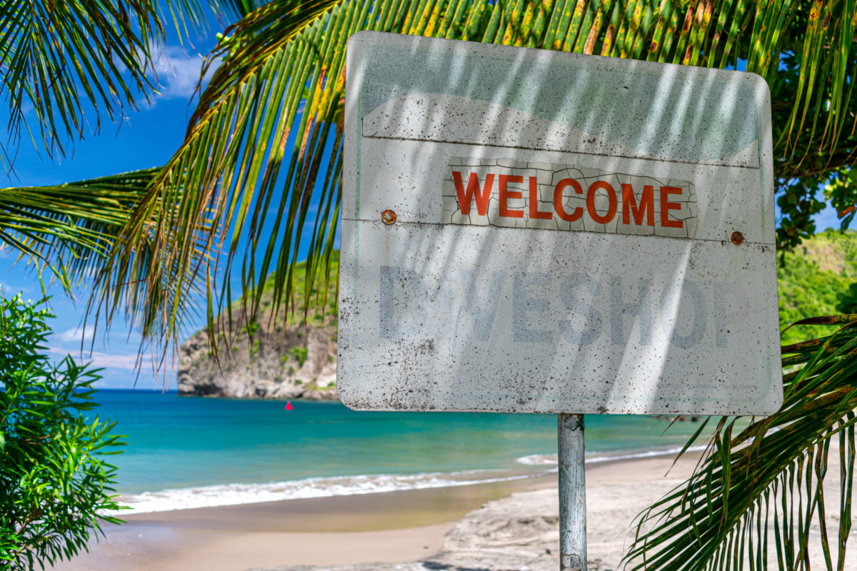 Montserrat Welcome Sign