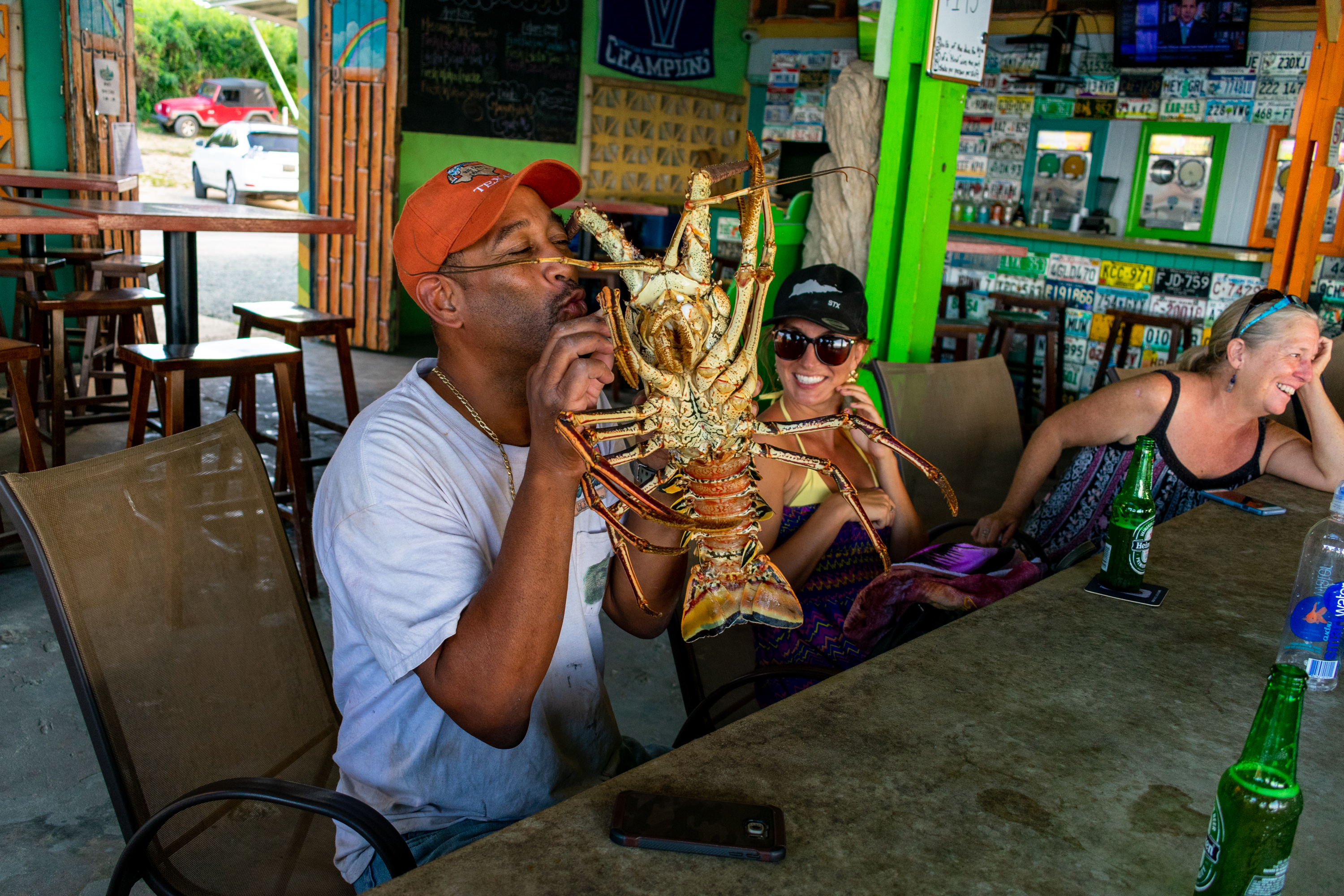 Monster Lobster at Rhythms at Rainbow Beach, St. Croix
