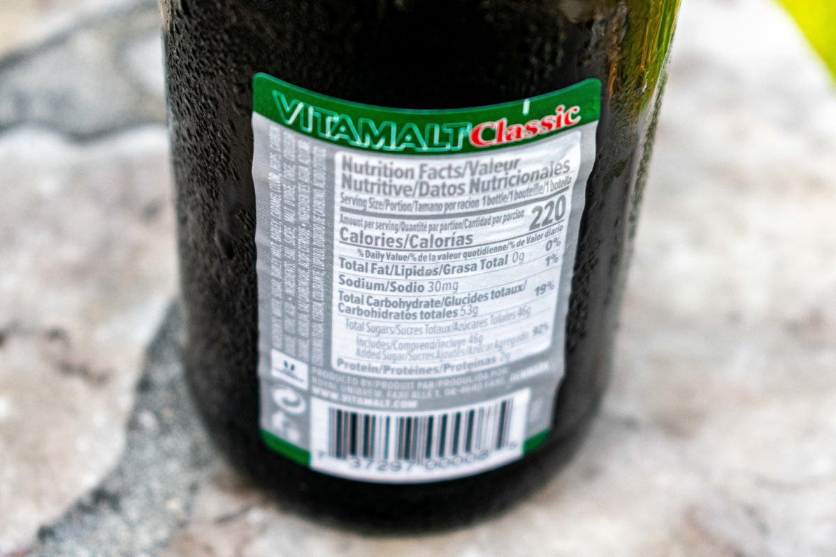 Vitamalt nutritional product information