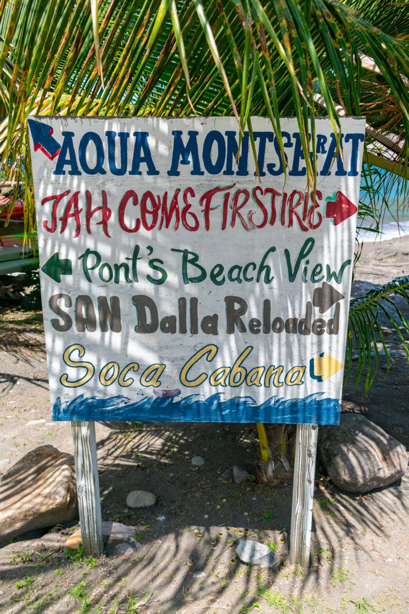 Businesses on Little Bay, Montserrat