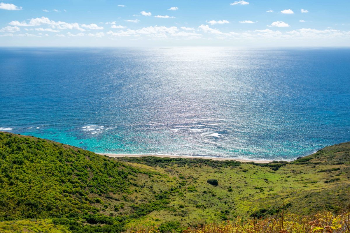 Isaac Bay from atop Goat Hill, St. Croix