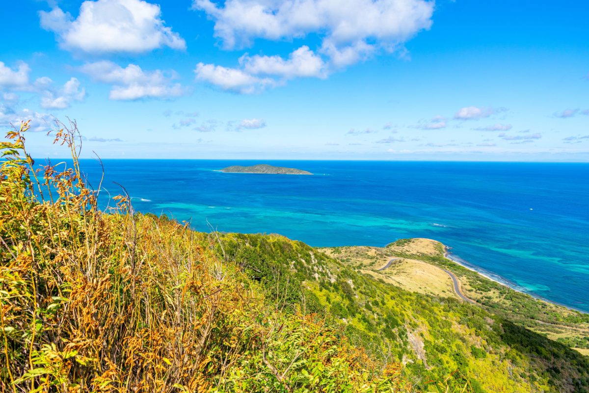 Looking north from atop Goat Hill, St. Croix