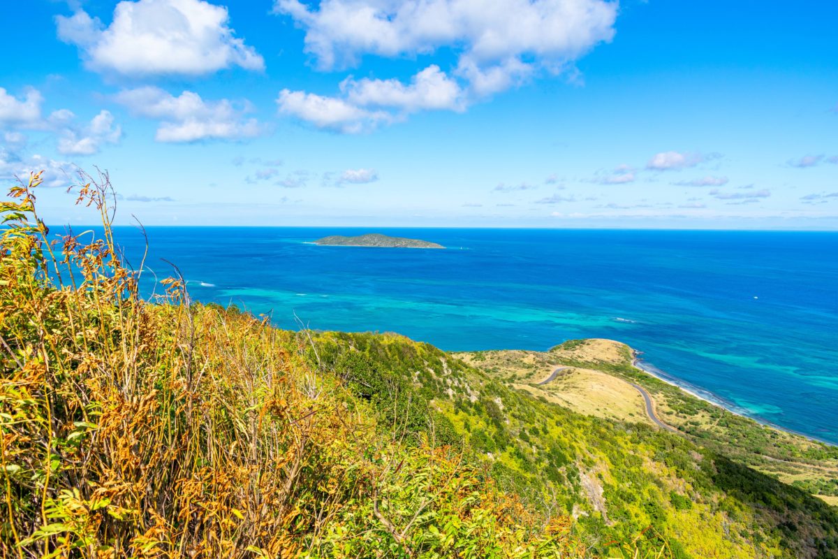 Looking north from atop Goat Hill, St. Croix