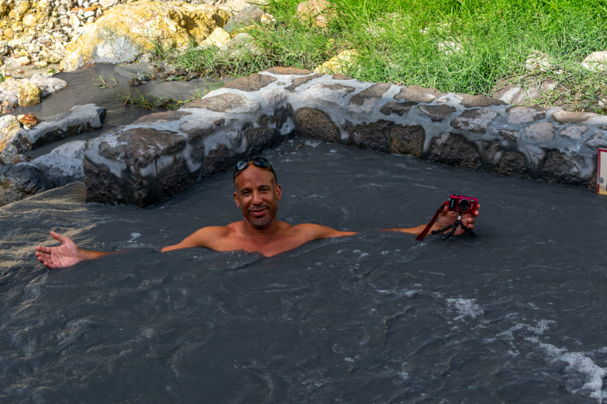 Me Enjoying a Mud Bath