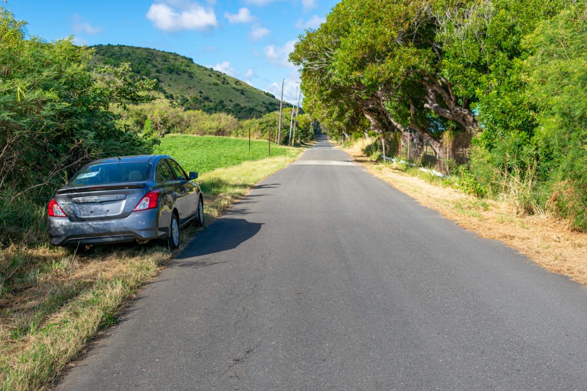 Parked at the Goat Hill Trailhead