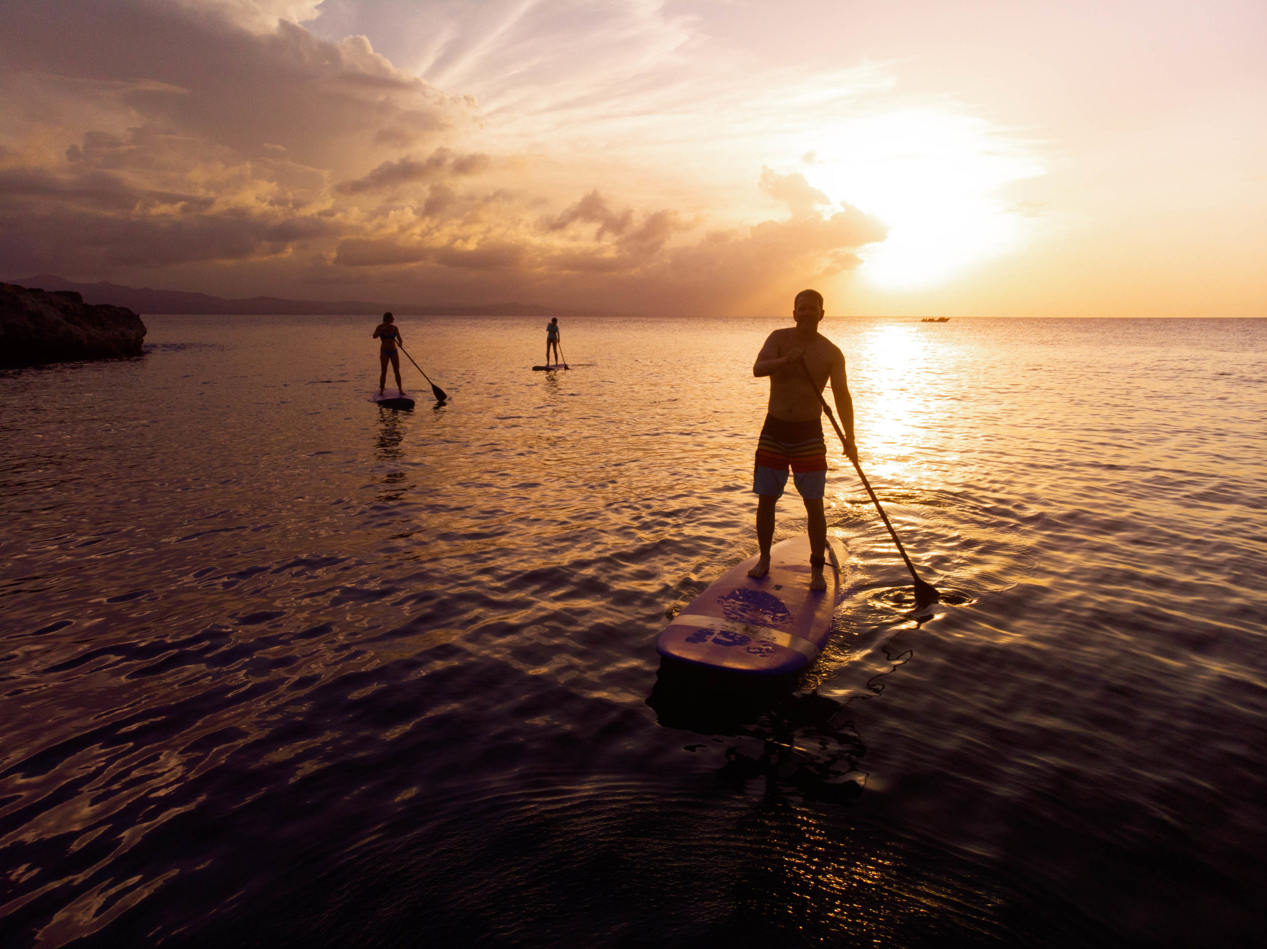 Ani Dominican Republic Sunset Paddleboaring