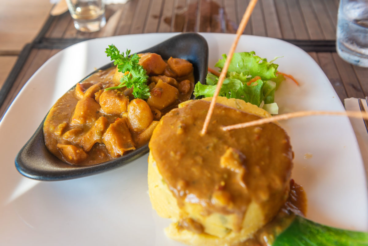 Conch and Fungee (Fungi) in Antigua