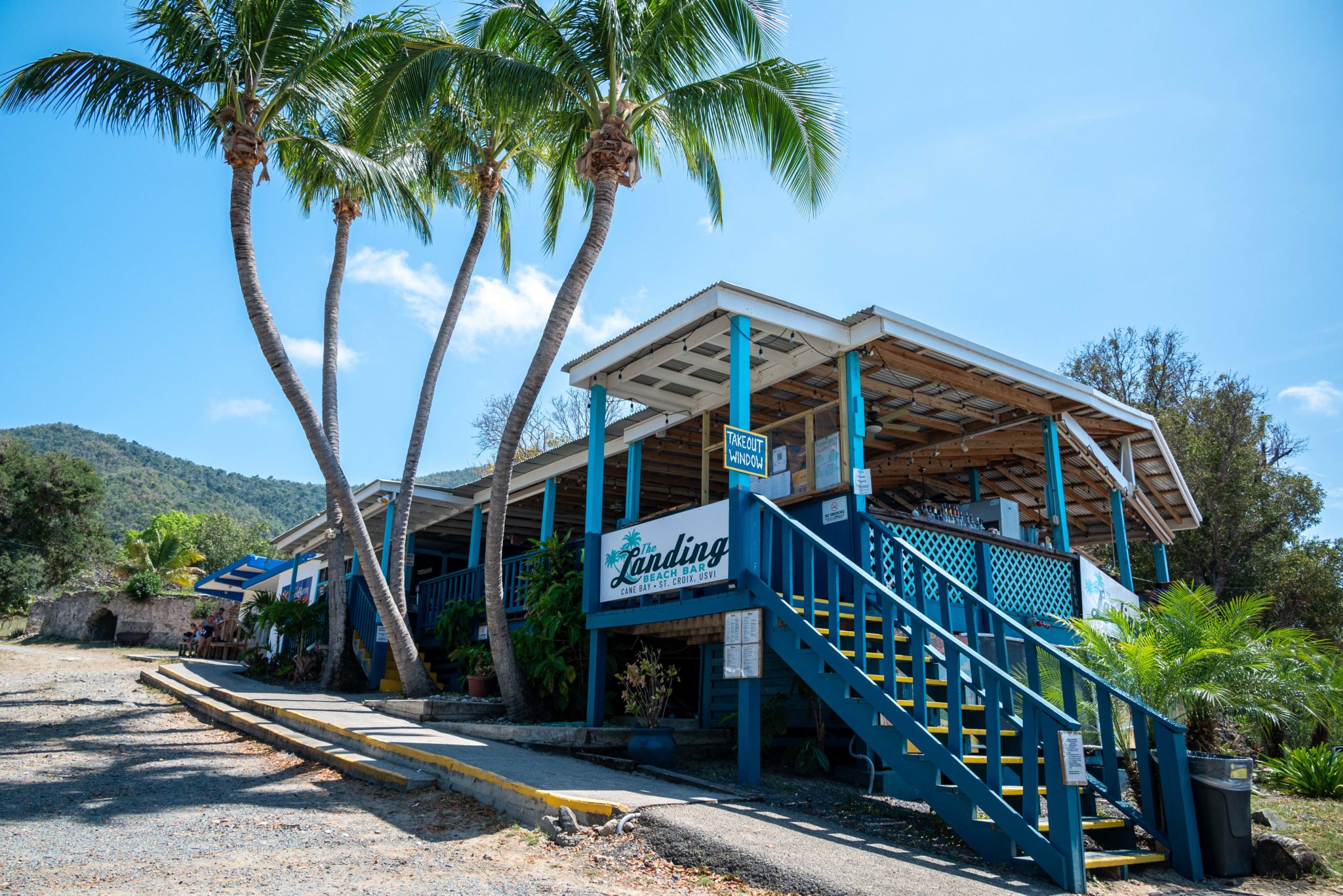 The Landing Beach Bar at Cane Bay, St. Croix