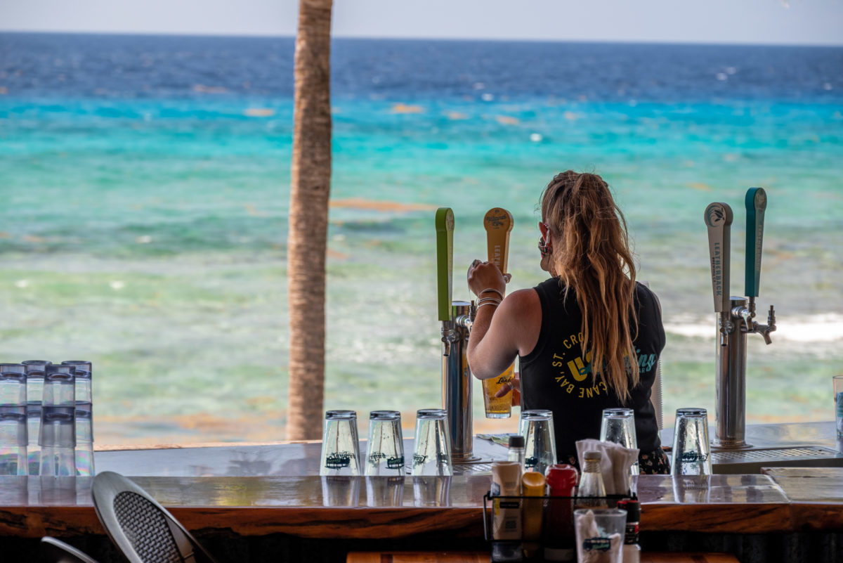 Bar view at The Landing STX