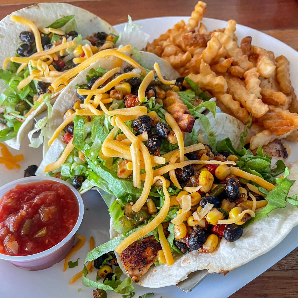 Mahi Tacos at The Landing Beach Bar, St. Croix