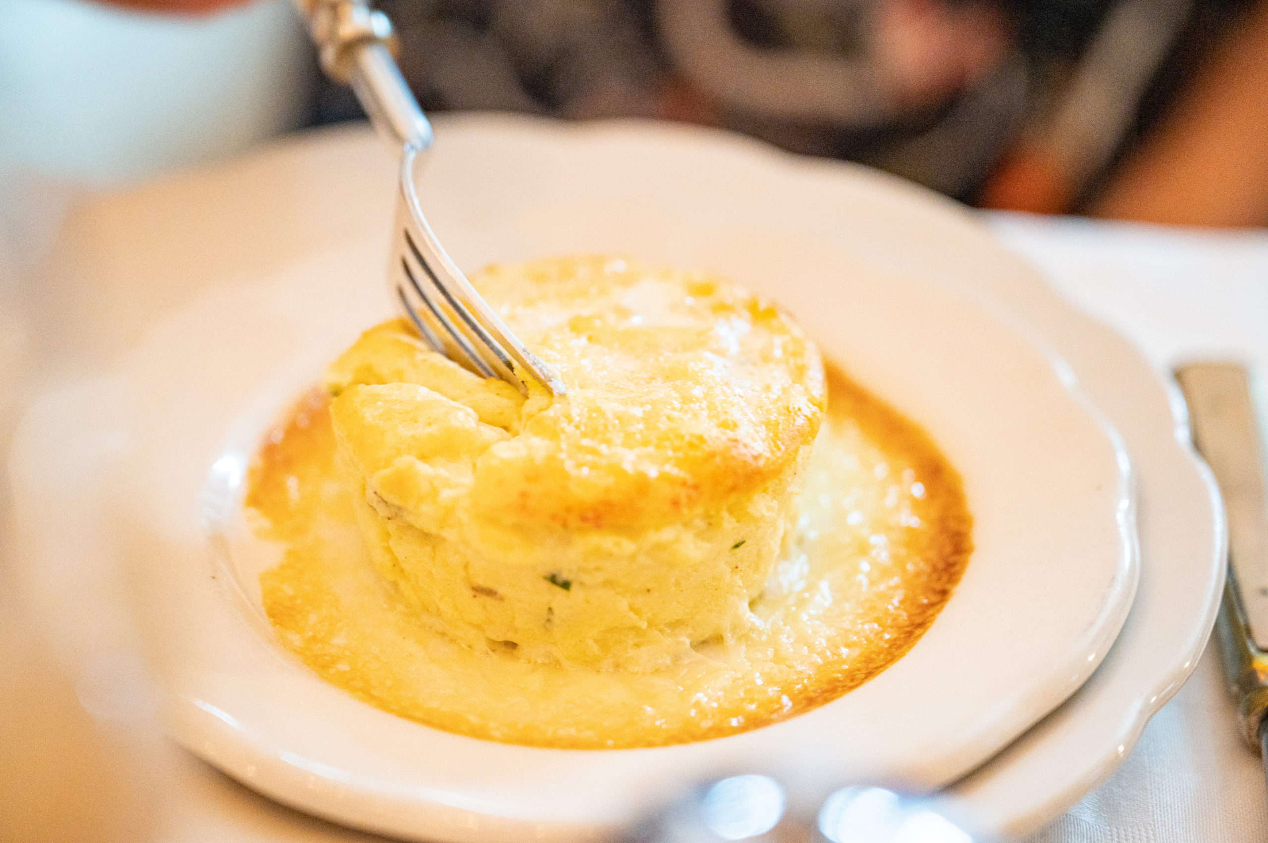 Ziggy's goat cheese soufflé